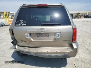 2003 Honda Pilot EX z VIN 2HKYF18603H587095, wystawiony jako Copart lot #53886125 z przebiegiem 188 388 mil mil oraz Szkoda całkowita • Salvage title. Historia ofert i sprzedaży dostępna na DreamBid. Obrazek 6.
