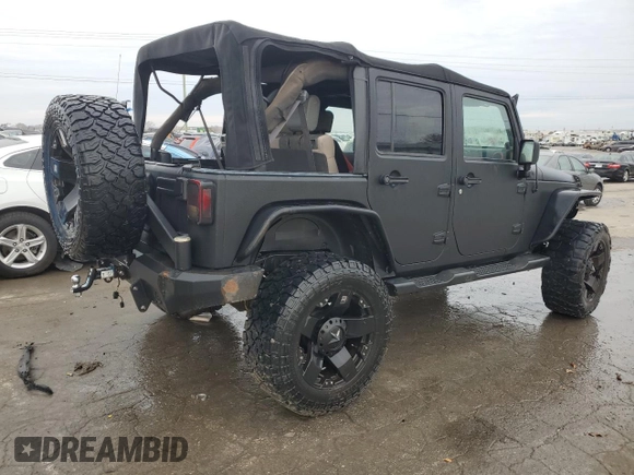 2007 Jeep Wrangler Unlimited X with VIN 1J4GA391X7L171902, listed as a Copart auction lot 82150334 with 167,695 mi miles and Salvage title. Bid and sale history available at DreamBid. Image 3.
