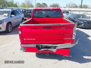 2024 Chevrolet Silverado 1500 Custom with VIN 1GCPABEK5RZ150356, listed as a IAAI auction lot 41806380 with 32,183 mi miles and . Bid and sale history available at DreamBid. Image 16.