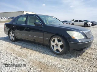 2005 Lexus LS 430 with VIN JTHBN36F755027678, listed as a Copart auction lot 48911105 with 222,379 mi miles and Salvage Title. Bid and sale history available at carsss.com. Image 4.