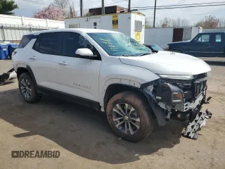 2025 Chevrolet Equinox FWD LT with VIN 3GNAXHEGXSL220604, listed as a Copart auction lot 54407375 with 6,306 mi miles and Clean Title. Bid and sale history available at DreamBid. Image 4.