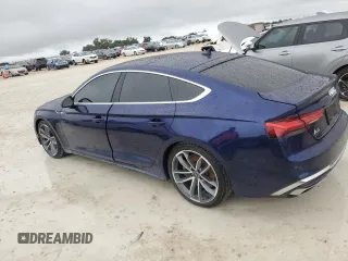 2023 Audi A5 Sportback S line Premium z VIN WAUDACF54PA049206, wystawiony jako Copart lot #74617084 z przebiegiem Nie podano mil oraz Nie do naprawy • Non repairable. Historia ofert i sprzedaży dostępna na DreamBid. Obrazek 2.