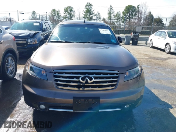 2006 Infiniti FX with VIN JNRAS08W76X208870, listed as a IAAI auction lot 41609883 with 93,303 mi miles and . Bid and sale history available at DreamBid. Image 6.