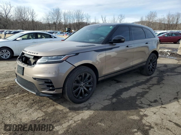 2020 Land Rover Range Rover Velar R-Dynamic S with VIN SALYK2EXXLA260654, listed as a Copart auction lot 47293565 with 27,040 mi miles and Salvage title. Bid and sale history available at DreamBid. Image 1.