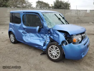 2012 Nissan Cube 1.8 S with VIN JN8AZ2KR4CT251693, listed as a Copart auction lot 86414604 with 23,654 mi miles and Salvage Title. Bid and sale history available at carsss.com. Image 4.