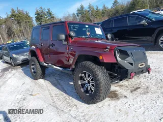 2008 Jeep Wrangler Unlimited Sahara with VIN 1J8GA59198L510502, listed as a IAAI auction lot 41095844 with 161,907 mi miles and . Bid and sale history available at carsss.com. Image 1.