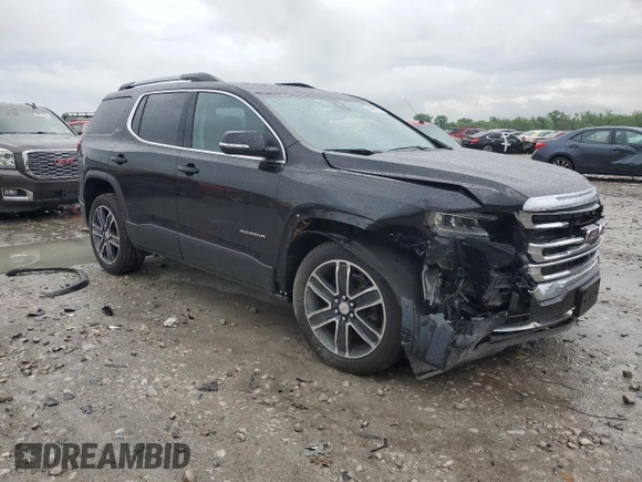 2023 GMC Acadia SLT with VIN 1GKKNULS5PZ256840, listed as a Copart auction lot 56018355 with 29,404 mi miles and Salvage title. Bid and sale history available at DreamBid. Image 4.