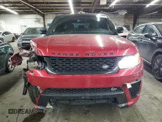2016 Land Rover Range Rover Sport SVR with VIN SALWZ2EFXGA123133, listed as a Copart auction lot 89399755 with 80,768 mi miles and Salvage title. Bid and sale history available at DreamBid. Image 5.