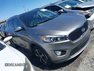 2017 Kia Sorento EX V6 with VIN 5XYPH4A57HG236014, listed as a IAAI auction lot 41602897 with 103,210 mi miles. Bid and sale history available at carsss.com. Image 1.