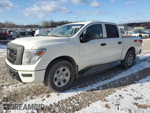 2022 Nissan Titan SV with VIN 1N6AA1EC1NN107060, listed as a Copart auction lot 86410174 with 6,899 mi miles and Clean title. Bid and sale history available at DreamBid. Image 1.