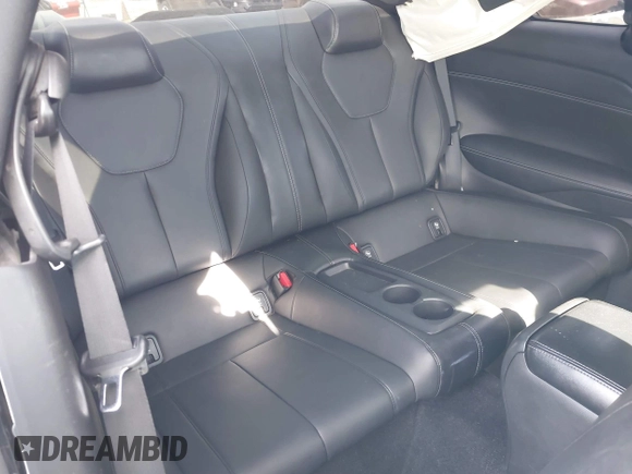 2018 Infiniti Q60 Luxe with VIN JN1CV7EK2JM200019, listed as a IAAI auction lot 41557899 with Not Provided miles and . Bid and sale history available at carsss.com. Image 8.