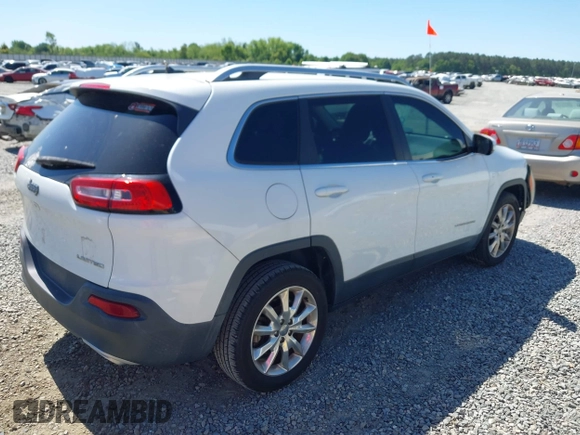 2015 Jeep Cherokee Limited with VIN 1C4PJLDS0FW505714, listed as a IAAI auction lot 42051526 with 82,804 mi miles and . Bid and sale history available at DreamBid. Image 4.