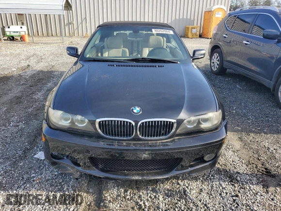 2005 BMW 3 Series 330Ci with VIN WBABW53425PL51250, listed as a Copart auction lot 80262864 with 117,125 mi miles and Salvage Title. Bid and sale history available at carsss.com. Image 5.