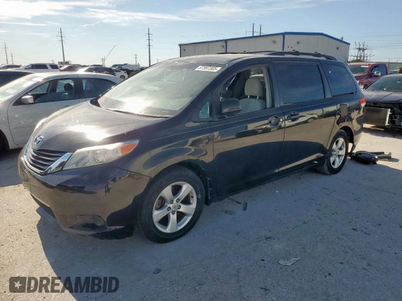 2012 Toyota Sienna LE AAS с VIN 5TDKK3DC7CS183942, выставлен на аукционе Copart как лот 57597305 с пробегом 245 971 миль миль и Списание • Salvage title. История ставок и продаж доступна на DreamBid. Изображение 1.