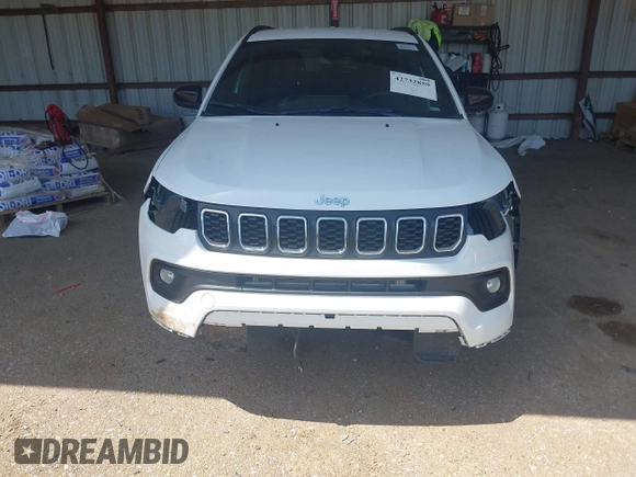 2024 Jeep Compass Latitude with VIN 3C4NJDBN3RT117560, listed as a IAAI auction lot 42732859 with 34,412 mi miles and . Bid and sale history available at DreamBid. Image 6.