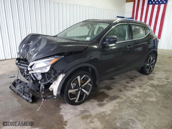 2021 Nissan Rogue Sport SL with VIN JN1BJ1CW4MW450283, listed as a Copart auction lot 84593824 with 28,420 mi miles and Salvage Title. Bid and sale history available at carsss.com. Image 1.