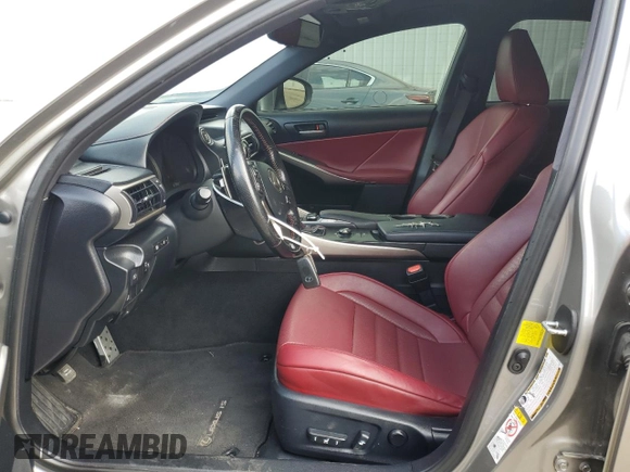 2017 Lexus IS 200t with VIN JTHBA1D26H5044010, listed as a Copart auction lot 54601235 with 59,258 mi miles and Salvage Title. Bid and sale history available at DreamBid. Image 7.