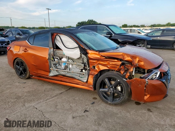 2024 Nissan Sentra SR with VIN 3N1AB8DV6RY284808, listed as a Copart auction lot 61108905 with 12,015 mi miles and Salvage title. Bid and sale history available at DreamBid. Image 4.
