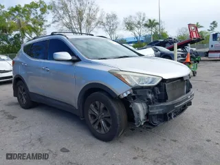 2014 Hyundai Santa Fe Sport with VIN 5XYZU3LB0EG198641, listed as a IAAI auction lot 41673814 with 113,027 mi miles. Bid and sale history available at carsss.com. Image 12.