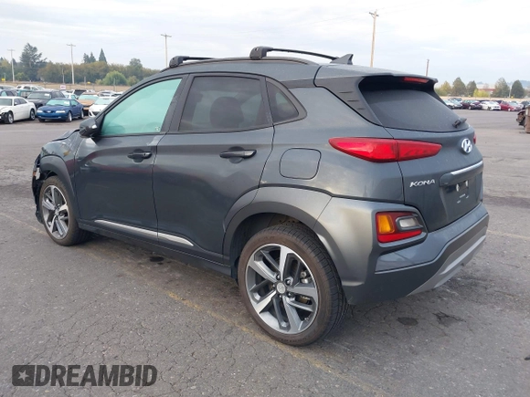 2020 Hyundai Kona Limited with VIN KM8K3CA54LU408862, listed as a IAAI auction lot 40573449 with 34,875 mi miles. Bid and sale history available at carsss.com. Image 3.