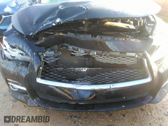 2016 Infiniti Q50 2.0t Premium with VIN JN1CV7AR5GM253535, listed as a IAAI auction lot 41198042 with 53,313 mi miles. Bid and sale history available at carsss.com. Image 6.