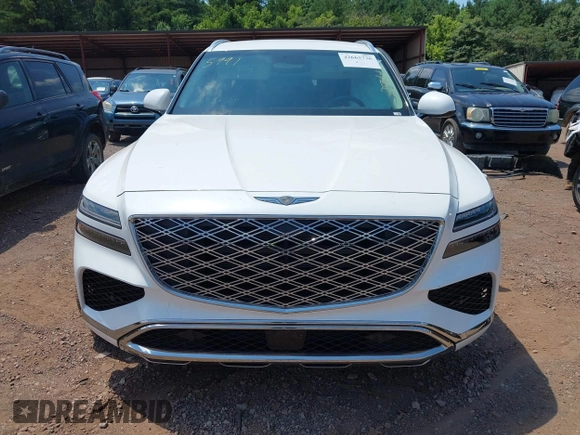 2025 Genesis GV80 Standard with VIN KMUHFESB8SU267537, listed as a IAAI auction lot 42665736 with 9,404 mi miles and . Bid and sale history available at DreamBid. Image 12.