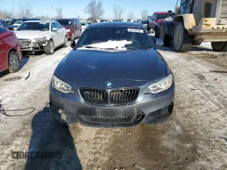 2015 BMW 2 Series 228i with VIN WBA1F5C59FVW98267, listed as a Copart auction lot 88792905 with 116,216 mi miles and Salvage Title. Bid and sale history available at carsss.com. Image 5.