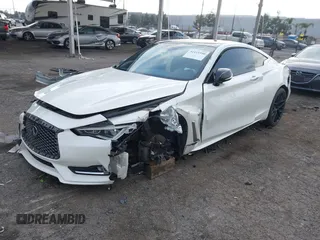 2018 Infiniti Q60 3.0t Luxe with VIN JN1EV7EL7JM392684, listed as a IAAI auction lot 41419590 with 50,418 mi miles and . Bid and sale history available at carsss.com. Image 16.
