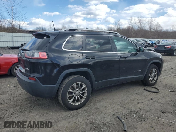 2019 Jeep Cherokee Latitude Plus with VIN 1C4PJMLB9KD191316, listed as a Copart auction lot 49441065 with 181,348 mi miles and Salvage Title. Bid and sale history available at carsss.com. Image 3.