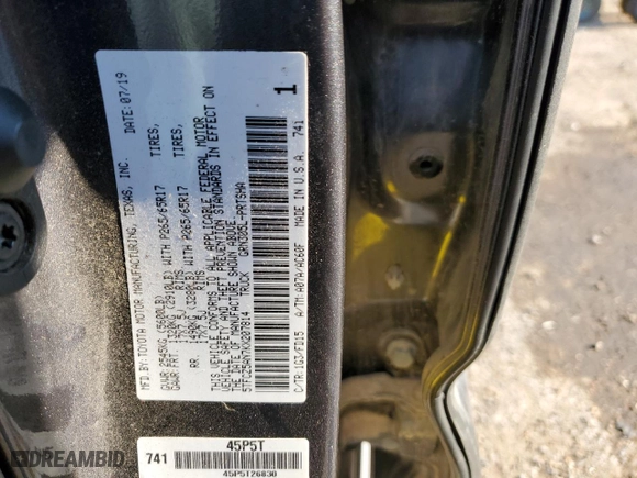 2019 Toyota Tacoma 4WD SR with VIN 5TFCZ5AN7KX207814, listed as a Copart auction lot 60751824 with 16,255 mi miles and Salvage Title. Bid and sale history available at carsss.com. Image 13.