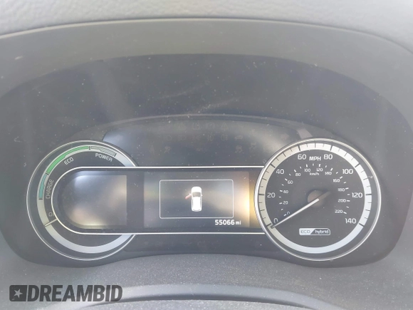 2019 Kia Niro LX with VIN KNDCB3LC4K5241497, listed as a IAAI auction lot 41670537 with 55,066 mi miles. Bid and sale history available at carsss.com. Image 7.