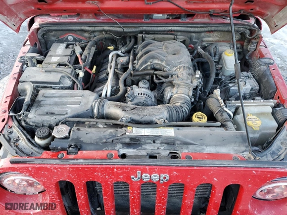 2012 Jeep Wrangler Unlimited Sport with VIN 1C4HJWDG7CL114297, listed as a Copart auction lot 42144525 with 165,482 mi miles and Salvage Title. Bid and sale history available at carsss.com. Image 13.