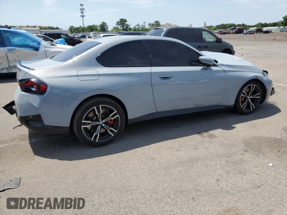 2024 BMW 2 Series 230i xDrive with VIN 3MW33CM0XR8E12183, listed as a Copart auction lot 59224654 with Not provided miles and Salvage title. Bid and sale history available at DreamBid. Image 3.