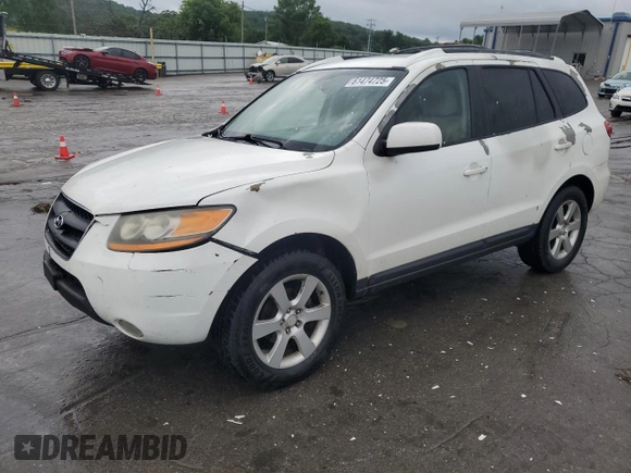2009 Hyundai Santa Fe Limited with VIN 5NMSH13E29H247015, listed as a Copart auction lot 61474725 with 359,205 mi miles and Salvage title. Bid and sale history available at DreamBid. Image 1.