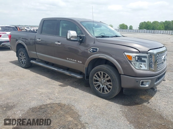 2016 Nissan Titan SL z VIN 1N6BA1F48GN510113, wystawiony jako IAAI lot #42252271 z przebiegiem 58 691 mil mil oraz . Historia ofert i sprzedaży dostępna na DreamBid. Obrazek 1.