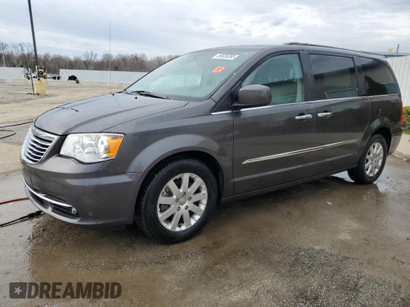 2016 Chrysler Town & Country Touring with VIN 2C4RC1BG5GR271375, listed as a Copart auction lot 50926395 with 112,046 mi miles and Non Repairable. Bid and sale history available at carsss.com. Image 1.