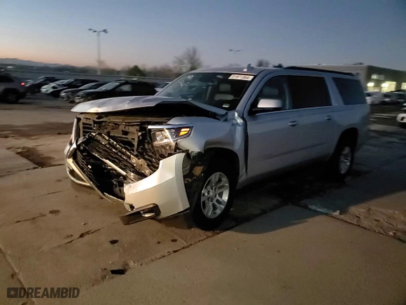 2018 Chevrolet Suburban LT with VIN 1GNSKHKC6JR102884, listed as a Copart auction lot 81971364 with 104,926 mi miles and Salvage Title. Bid and sale history available at carsss.com. Image 14.