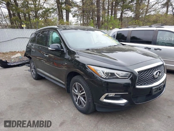2017 Infiniti QX60 with VIN 5N1DL0MM6HC544028, listed as a IAAI auction lot 39298834 with 100,107 mi miles and . Bid and sale history available at DreamBid. Image 1.
