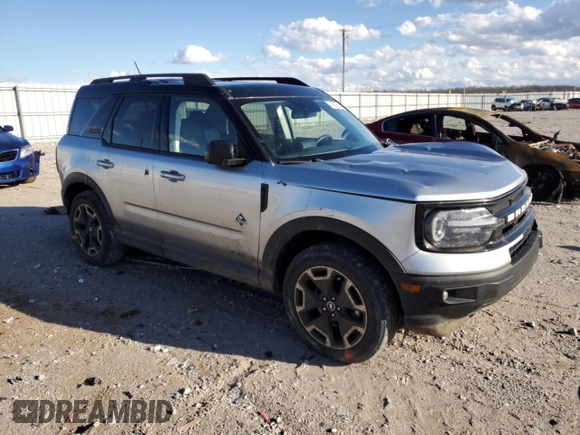 2021 Ford Bronco Sport Outer Banks with VIN 3FMCR9C68MRB13977, listed as a Copart auction lot 42920525 with 63,083 mi miles and Salvage title. Bid and sale history available at DreamBid. Image 4.