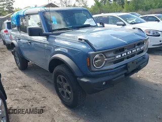 2024 Ford Bronco Big Bend with VIN 1FMDE7BH9RLB34429, listed as a IAAI auction lot 42463486 with 1,575 mi miles and . Bid and sale history available at DreamBid. Image 1.