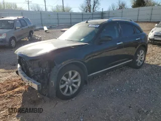 2007 Infiniti FX z VIN JNRAS08U37X101797, wystawiony jako Copart lot #50222905 z przebiegiem 194 656 mil mil oraz Szkoda całkowita • Salvage title. Historia ofert i sprzedaży dostępna na DreamBid. Obrazek 1.