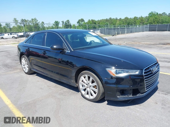 2016 Audi A6 2.0T Premium with VIN WAUCFAFC4GN079394, listed as a IAAI auction lot 42149246 with 145,155 mi miles. Bid and sale history available at carsss.com. Image 1.