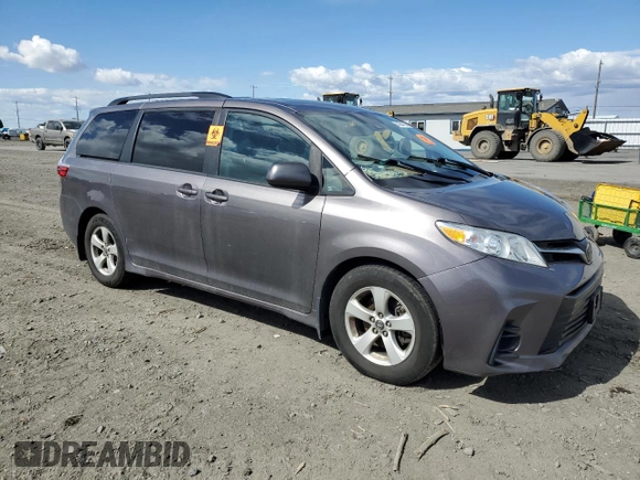 2019 Toyota Sienna LE Auto Access Seat with VIN 5TDKZ3DC8KS007735, listed as a Copart auction lot 51834795 with Not Provided miles and Salvage Title. Bid and sale history available at DreamBid. Image 4.
