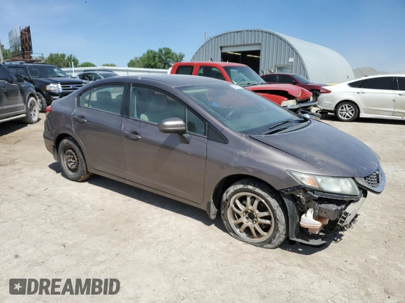 2014 Honda Civic LX z VIN 19XFB2F58EE015699, wystawiony jako Copart lot #54666215 z przebiegiem 211 610 mil mil oraz Szkoda całkowita • Salvage title. Historia ofert i sprzedaży dostępna na DreamBid. Obrazek 4.