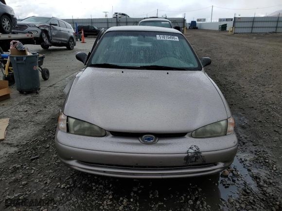 2001 Chevrolet Prizm with VIN 1Y1SK52881Z409262, listed as a Copart auction lot 51815495 with 144,617 mi miles and Salvage Title. Bid and sale history available at carsss.com. Image 5.