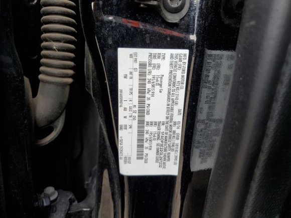 2016 Ford Focus S with VIN 1FADP3E22GL297232, listed as a Copart auction lot 45947005 with 105,497 mi miles and Salvage Title. Bid and sale history available at carsss.com. Image 13.