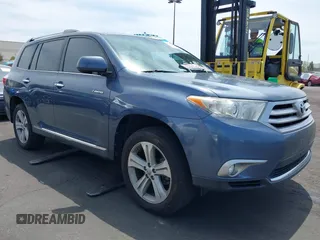 2012 Toyota Highlander Limited with VIN 5TDYK3EH5CS071855, listed as a IAAI auction lot 42141212 with 135,488 mi miles and . Bid and sale history available at DreamBid. Image 1.