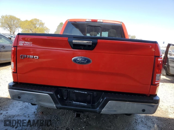 2017 Ford F-150 XL with VIN 1FTEW1CP3HKC51243, listed as a Copart auction lot 50469145 with 75,598 mi miles and Salvage Title. Bid and sale history available at carsss.com. Image 6.