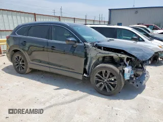 2022 Mazda CX-9 Touring Plus with VIN JM3TCBAY7N0611193, listed as a Copart auction lot 57575265 with 34,761 mi miles and Salvage title. Bid and sale history available at DreamBid. Image 4.