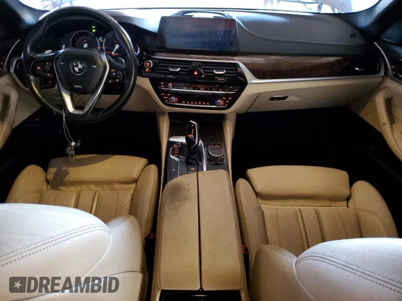2017 BMW 5 Series 540i with VIN WBAJE5C33HG478468, listed as a Copart auction lot 52218685 with 99,715 mi miles and Clean Title. Bid and sale history available at carsss.com. Image 8.